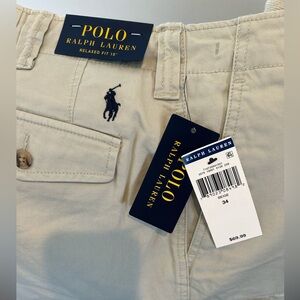 Polo Ralph Lauren, men’s, size 34, khaki cargo jean shorts, NWT